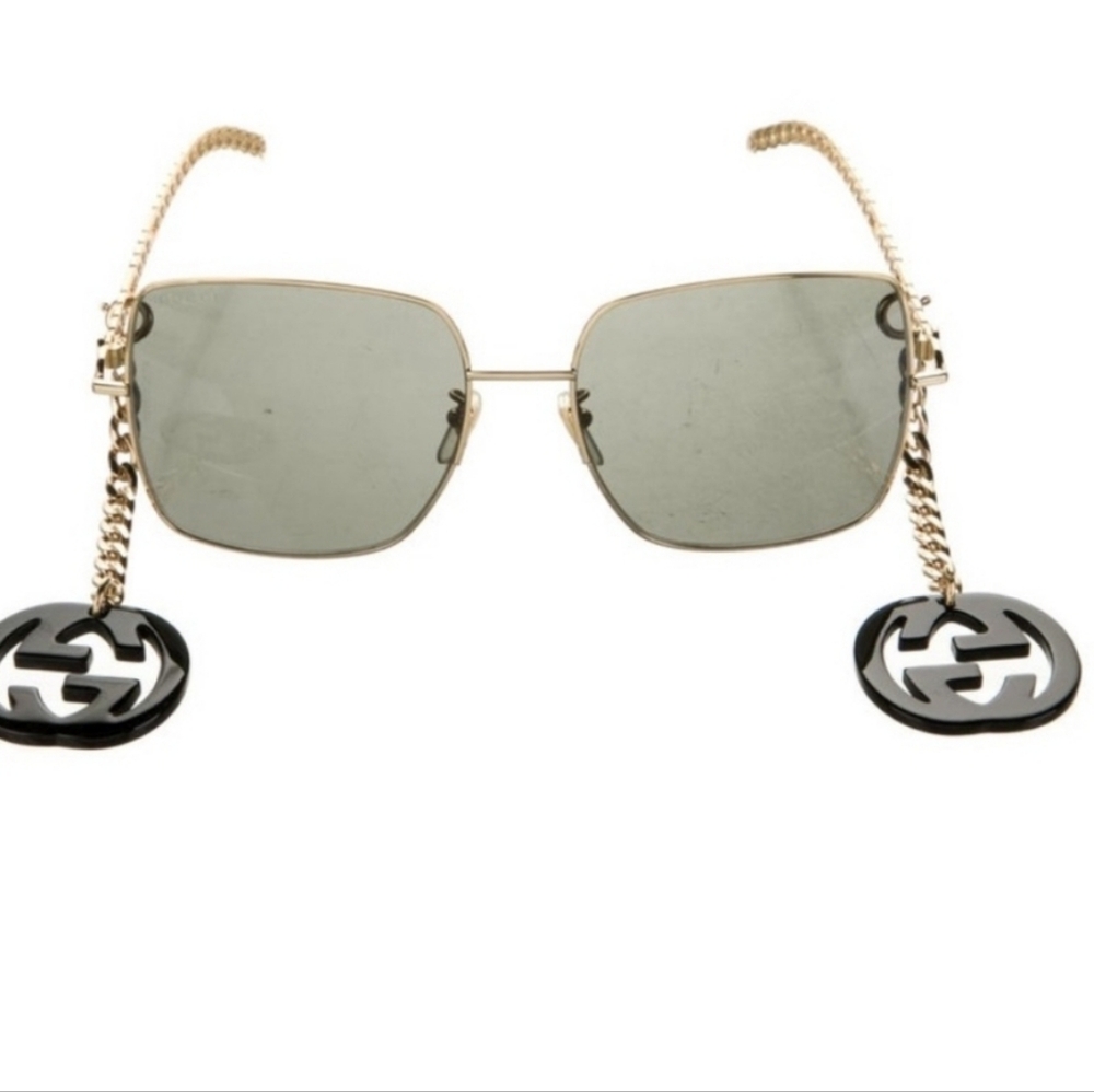 Gucci - Square aviator sunglasses